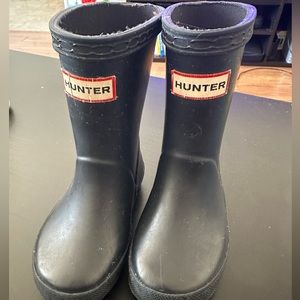 Navy Blue Hunter Rain Boots